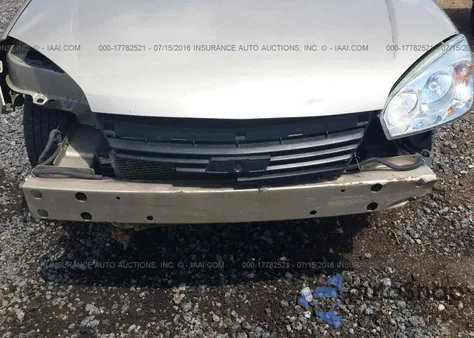 2006 Chevrolet Malibu Lt из США, поврежденный, VIN 1G1ZT51886F106579